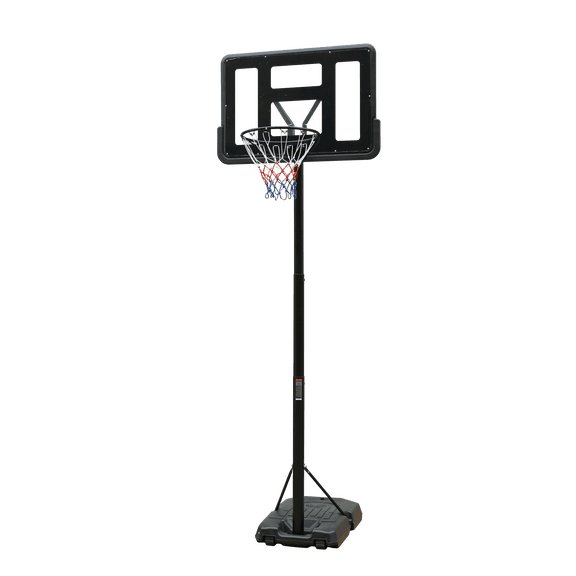 Portable Basketball Hoop with Height Adjustment 6.6ft to 10ft, 44 Inch Backboard, Wheels for Outdoor and Indoor Use for Adults and Teens