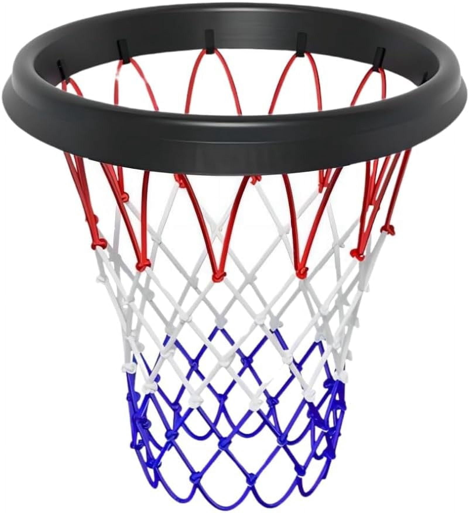 Portable Basketball Net – Easy Install Throw-and-Attach System for Rimless Hoops, Durable & Lightweight Design for Indoor/Outdoor Play