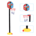 Portable Basketball Set with Net Backboard Ball Outdoor Game Set