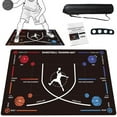 thumbnail image 1 of Portable Basketball Training Mat - Non-Slip Footwork Agility Mat for All Ages & Skill Levels, Durable Basketball Footwork Training Equipment to Improve Speed, Strength, Coordination, 1 of 6