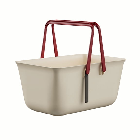 Portable Bathroom Storage Basket With Handle Shampoo Soap Holder Shower Organiser For Toiletries And Cosmetics