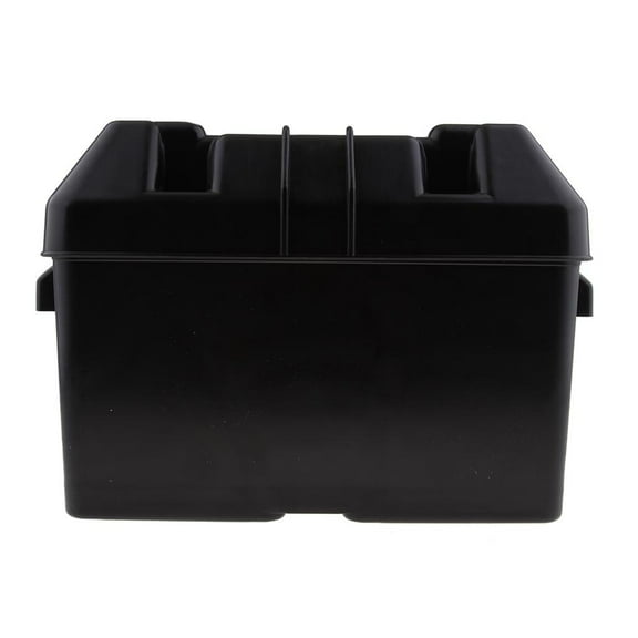 Portable Battery Box Storage Case for RV, Automotive, and Marine Batteries (13.4
