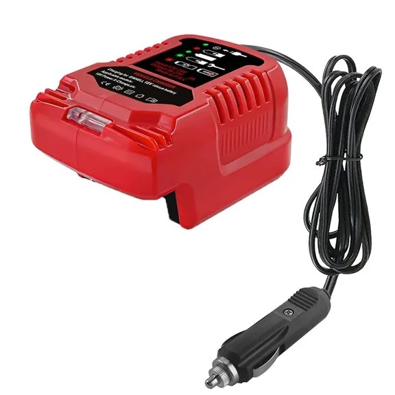 Portable Battery Charger Adapter Cigarette Lighter Plug Car Charger Compatible for Einhel 18V PXC Lithium Ion Battery PXBP-300