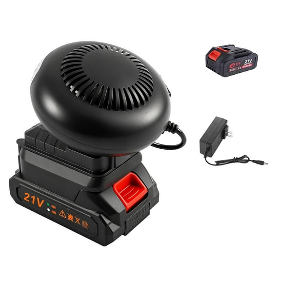 Portable Battery Operated Car Heater Car Window Defroster Space Heater with Anti Tilt Design Long Lasting Heating 1500mAh Li Battery Easily Fits into Any Room or Car for Office Indoor Use
