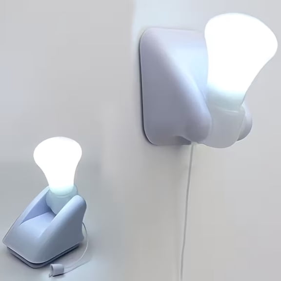 Portable Battery-Operated LED Wall Light - Instant Brightness for Any Room