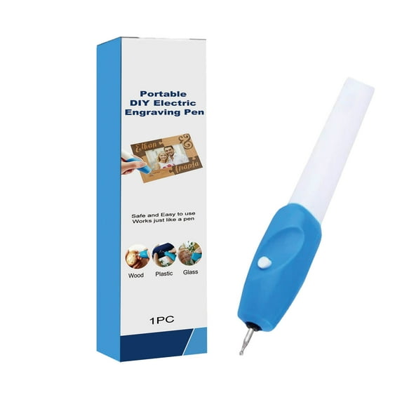Portable Battery-Powered Engraving Pen – Stainless Steel Tip for DIY Crafting & Decorative Patterns