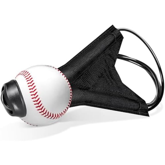 Portable Batting Swing Trainer for Baseball&Softball,Adjustable Ball Height Hitting Trainer with Auto-Reset System for Solo Practice,Easy Setup Baseball Training Equipment for Beginner,Advance Player