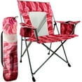 thumbnail image 1 of Portable Beach Chair for Adults - Kijaro Journey Print Beach Folding Chair, Steel Frame Foldable Beach Chair, High Beach Chair with Cooler Pocket, Outdoor Folding Chair, 1 of 8