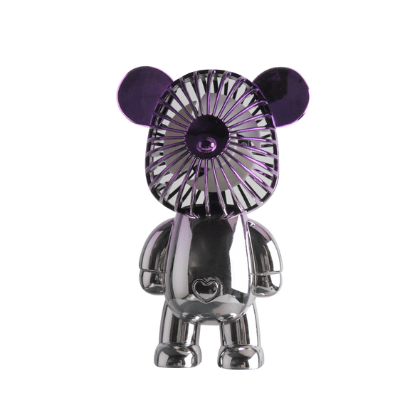 Portable Bear Fan- Chrome Silver (BF-Silver)