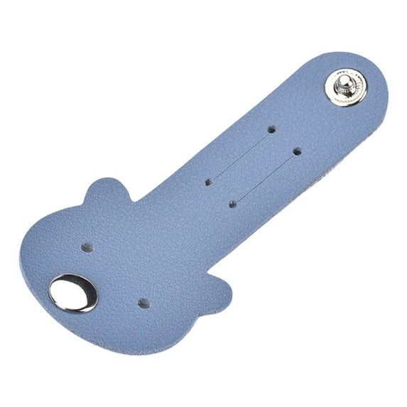 Soft PU Material Cartoon Bear Cable Holder Wire Buckle Organiser For Electronics