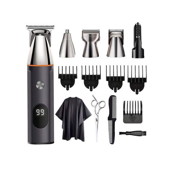 Portable Beard Trimmer For Men, Electric Razor Beard Trimming Kit With Mustache Nose Ear Body Facial, Shaving Kit For Cordless Hair Trimmer, Hair Clippers, Gifts For Men