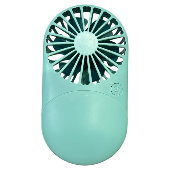 Portable Beauty Fan with Mirror & LED Light: 3-Speed Personal Cooling