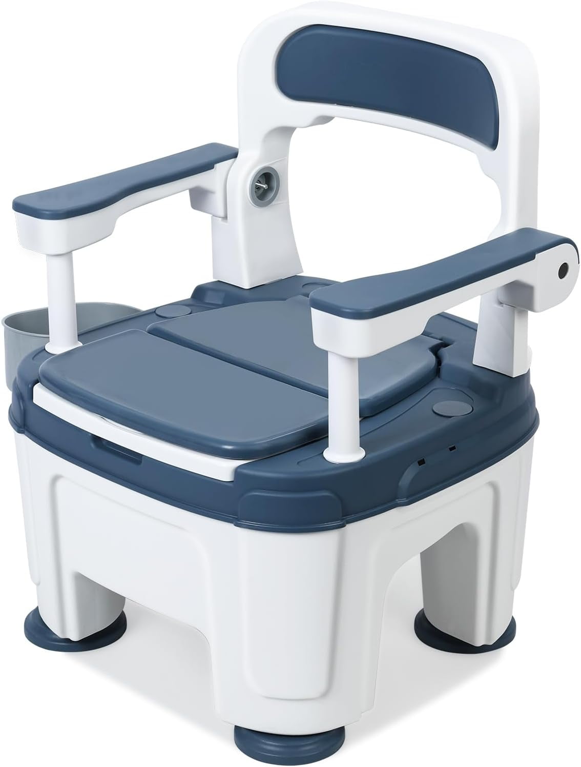 Portable Bedside Commode, 2024 Upgraded Safety Commode Toilet 882lbs