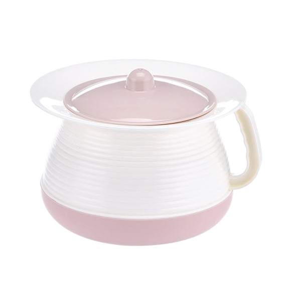 Portable Bedside Urinal Potty with Secure Lid Lightweight Pee Container for Home Care and Camping Use