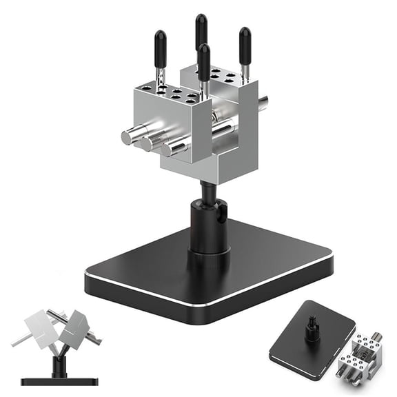 Portable Bench Vise with Innovative 2 - in - 1 Detachable Design for Flexible Angle Adjustment