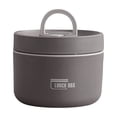thumbnail image 1 of Portable Bento Box with Lunch Bag,Stackable Stainless Steel Insulated Leakproof Food Container for Office Travel Outdoor Picnic and Everyday Meal Prep,Brown, 1 of 7
