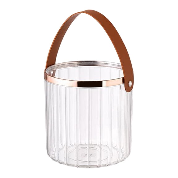 Portable Beverage Storage Bucket Storage Container for Picnic Living Room Party Clear Small