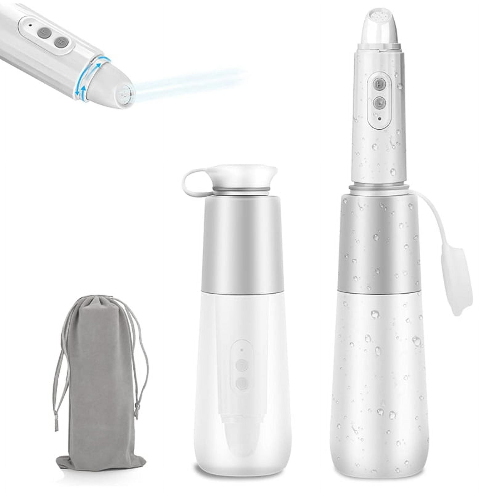 Portable Bidet, Travel Bidet, Rechargeable Portable Bidet, Mini Handheld Portable Bidet Sprayer with Travel Bag White