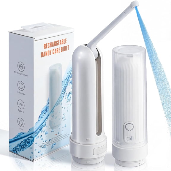 Portable Bidet for Travel,Rechargeable Electric Handheld Travel Bidet Sprayer for Women & Men,Collapsible,Portatil Peri Water Bottle Bidets Buddy for Hygiene,Camping, Backpacking,Backcountry,Hiking