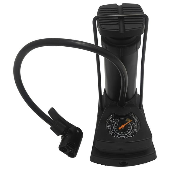 Portable Bike Pump Mini Motor Bicycle Foot Pump with Tire Air Pressure Gauge