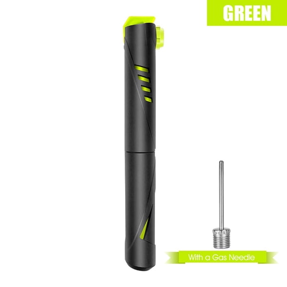 Portable Bike Tire Floor Pump Manual Inflator Hand Pump with Telescopic Barrel for Outdoor Cycling and Ball Inflation