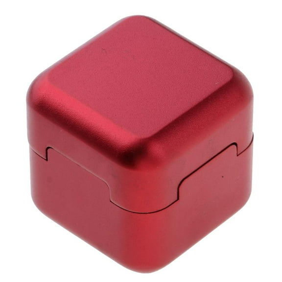 Portable Billiard Chalk Holder Pool Cue Aluminum Chalk Holder - Red