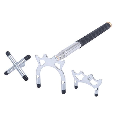 Portable Billiards Length Extends Stainless Steel Telescopic for Pool Table Indoor Game Training Accessories Cross Head