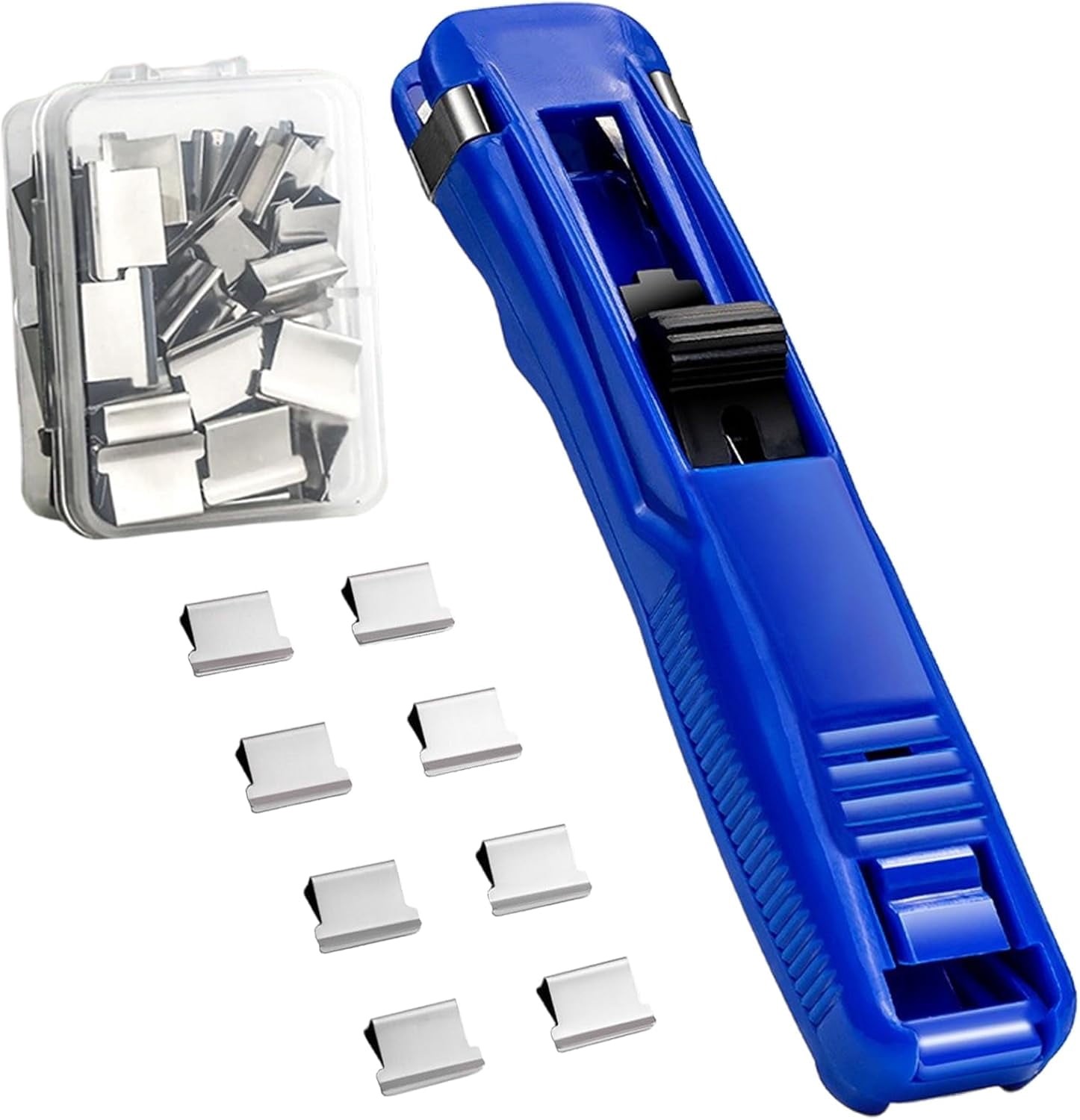 Portable Binder Clip Stapler, 2026 Upgrade Heavy Duty Paper Fastener ...