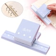 thumbnail image 1 of Portable Binder Hole Puncher, Multi-Paper Punch Tool, Handheld Loose-Leaf Paper Punch, 1 of 5