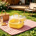 thumbnail image 1 of Portable Bird Carrier with Water Bottle, Transparent Acrylic Travel Cage with Carry Handle and Ventilation for Short Trips, Small Pet Transport Box for Hamster Bird and Other Small Animals, 1 of 6