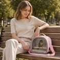 thumbnail image 1 of Portable Bird Travel Carrier, Breathable Mesh Bird Cage Bag With Detachable Tray Shoulder Strap, Lightweight For Small Parrots, 1 of 4