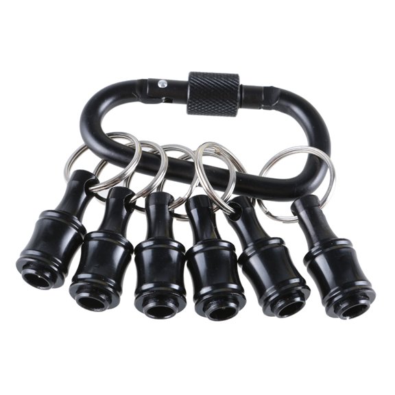 Portable Bit Holder Keychain 1/4inch Hexagonal Shank Socket Screwdriver Drill Extension Suitable For Men Tool Collection
