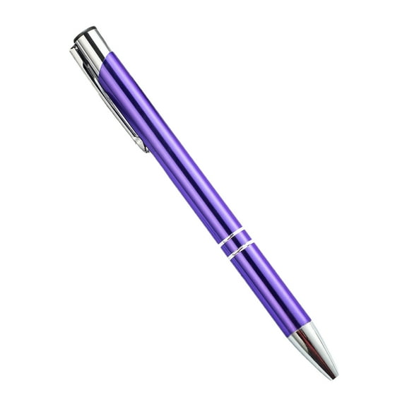 Portable Black Pen Metal Retractable Ballpoint Pens Office Writing Pen for Ideal for Teacher Women Men Office