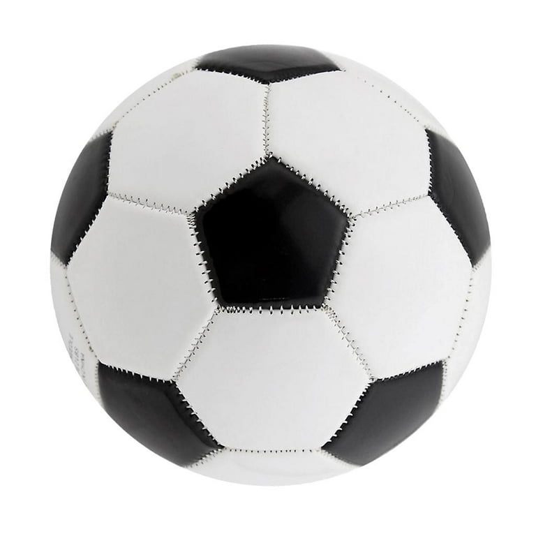 Portable Black White Soccer Ball Replacement Football Outdoor