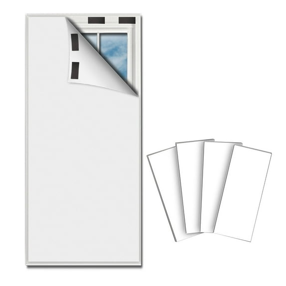 Portable Blackout Curtain No Drilling Blackout Shade with Adhesive Hook And Loop Tape Fully Blackout Blinds for Nursery RV Travel