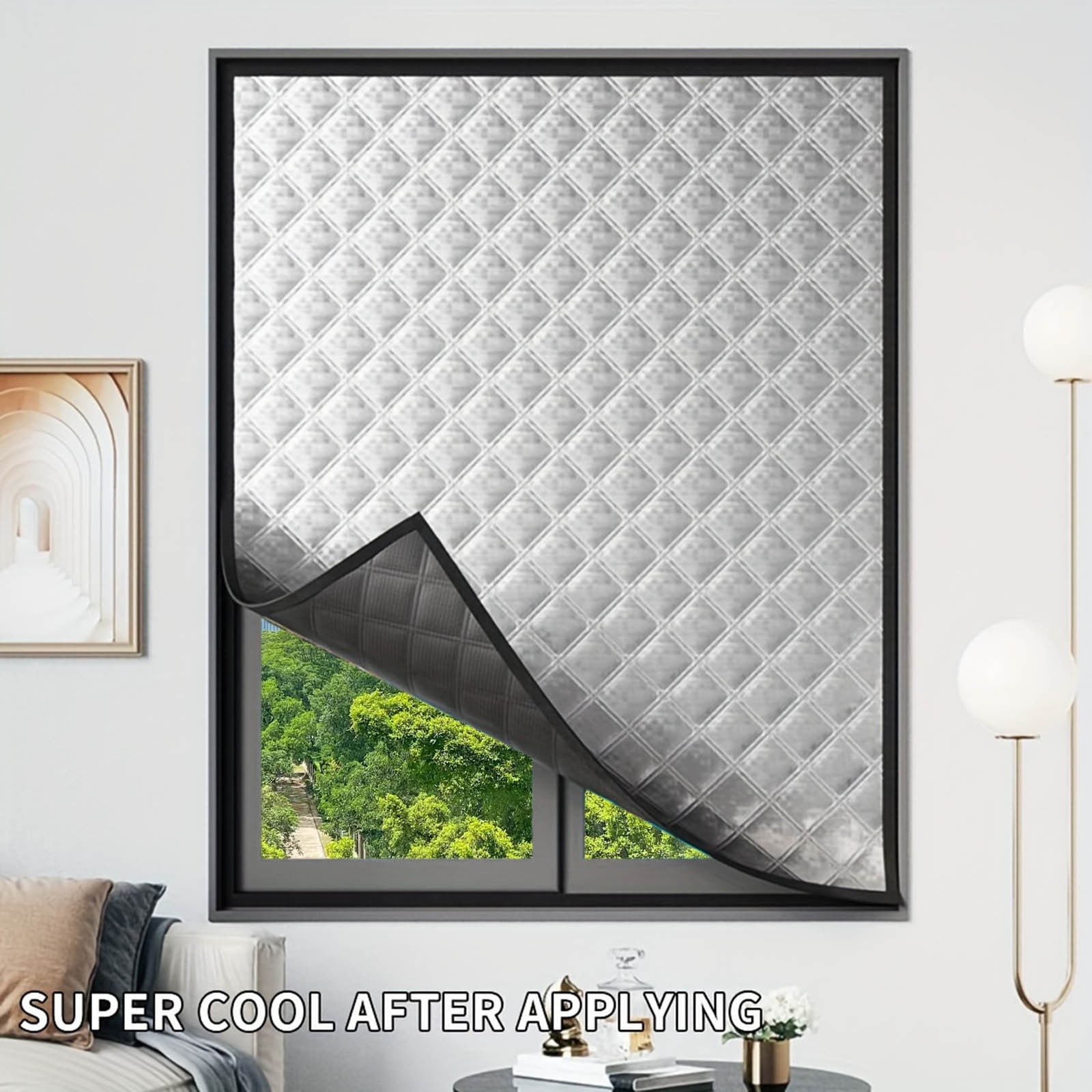 Portable Blackout Curtains 35"x78",Strong Hook and Loop Tape Strips with Adhesive,Cuttable Blackout Window Cover,Black Out Material Blinds for Travel