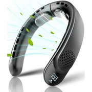 Portable Neck Fan, 4000mAh 360° Cooling Hands Free Bladeless Fan for Outdoor Indoor Birthday Gifts for Dad Men Women Mom