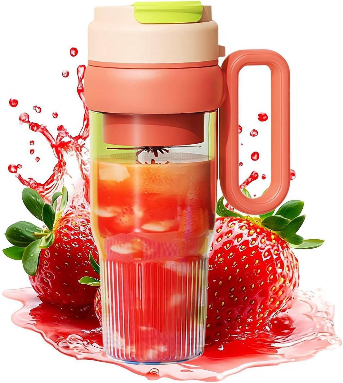Portable Blender 24oz USB Rechargeable for Shakes Smoothies BPA Free