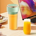 thumbnail image 1 of Portable Blender, 450ml Individual Juicer for Shakes, 6 Stainless Steel Blades, USB Rechargeable, Handheld Fruit Juicer for Sports Travel Outdoors, Easy to Clean & Operate, 1 of 9