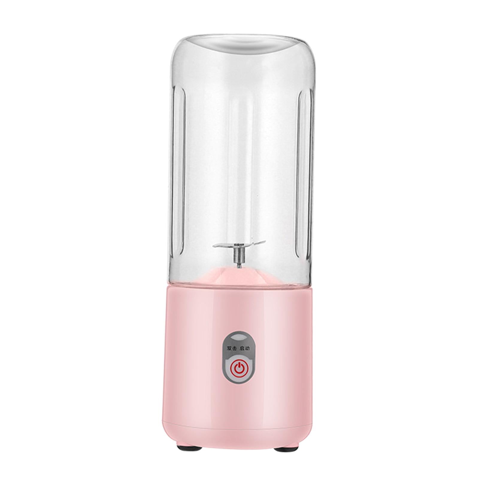 Portable Blender Cup,Electric Blender,Mini Blender Portable Blender for  Shakes and Smoothies, juice, 500ml - Pink