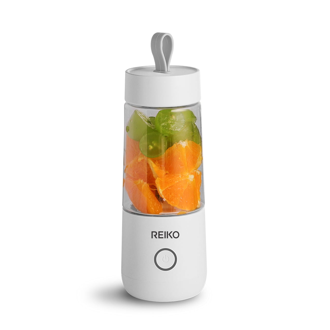 V-Shock. Healthy Life! Mini Cordless Portable Personal Blender for Shakes  and Smoothies, USB Rechargeable, 16 oz. Jar with Leakproof Travel Lid, 6  Stainless Steel Blades - White 