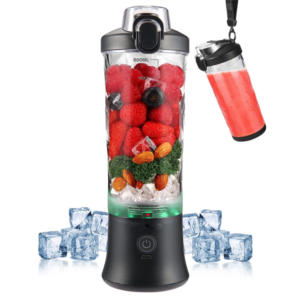 Portable Blender, Personal Blender for Shakes and Smoothies, 20 Oz BPA Free Cup, Waterproof