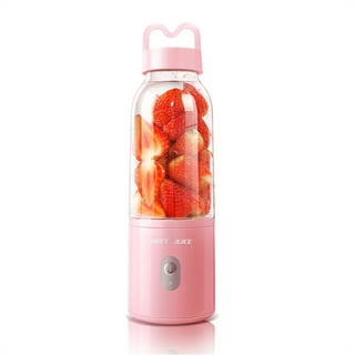 Jahy2Tech Portable Blender, Personal Blender with USB Rechargeable Juice  Mixer, Mini 13oz Bottles-Pink