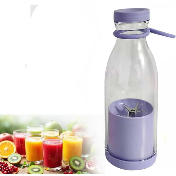 Portable Blender, Portable Fruit Blenders, 2-In-1 Juice Blender With Durable Stainless Steel Blades, Used To Stir Smoothies To Make Fruit Salads And Juices