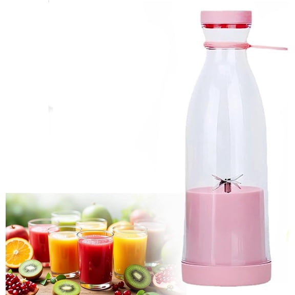 Portable Blender, Portable Fruit Blenders, 2-In-1 Juice Blender With Durable Stainless Steel Blades, Used To Stir Smoothies To Make Fruit Salads And Juices