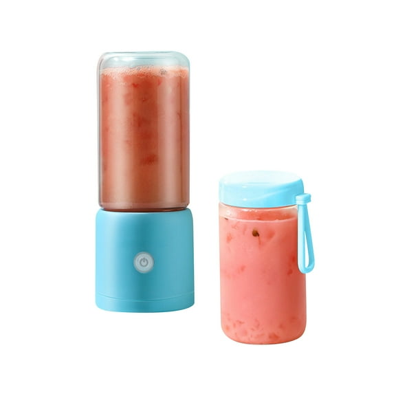 Portable Blender for Shakes and Juices | USB Rechargeable Handheld Mixer with 6 Stainless Steel Blades | Personal Smoothie Maker for Travel, Gym, Office | 1 Cup | Low Noise Easy Clean