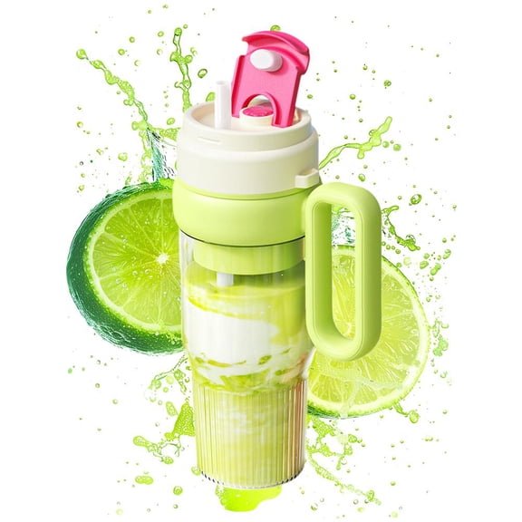 Portable Blender for Shakes and Smoothies, 700ml Personal Size Blender with Travel Lid & Straw, USB Rechargeable Mini Juicer Cup for Gym Office Kitchen, BPA Free