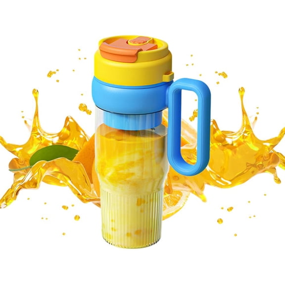 Portable Blender for Shakes and Smoothies, 700ml Personal Size Blender with Travel Lid & Straw, USB Rechargeable Mini Juicer Cup for Gym Office Kitchen, BPA Free