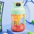thumbnail image 1 of Portable Blender for Shakes and Smoothies, Personal Size Blender USB Rechargeable, Wireless Juicer Cup with 6 Blades for Crushing Ice, Travel Blender/Bottle Green, 1 of 5