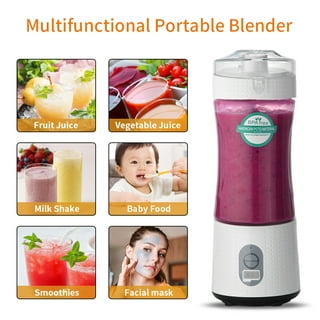COKUNST 18 Oz Personal Size Blender with Rechargeable Type-C and 6 Blades  for Shakes and Smoothies .Fruit Veggie Juicer Mini Powerful Portable Blender  Cup for Travel Sports Kitchen - Yahoo Shopping